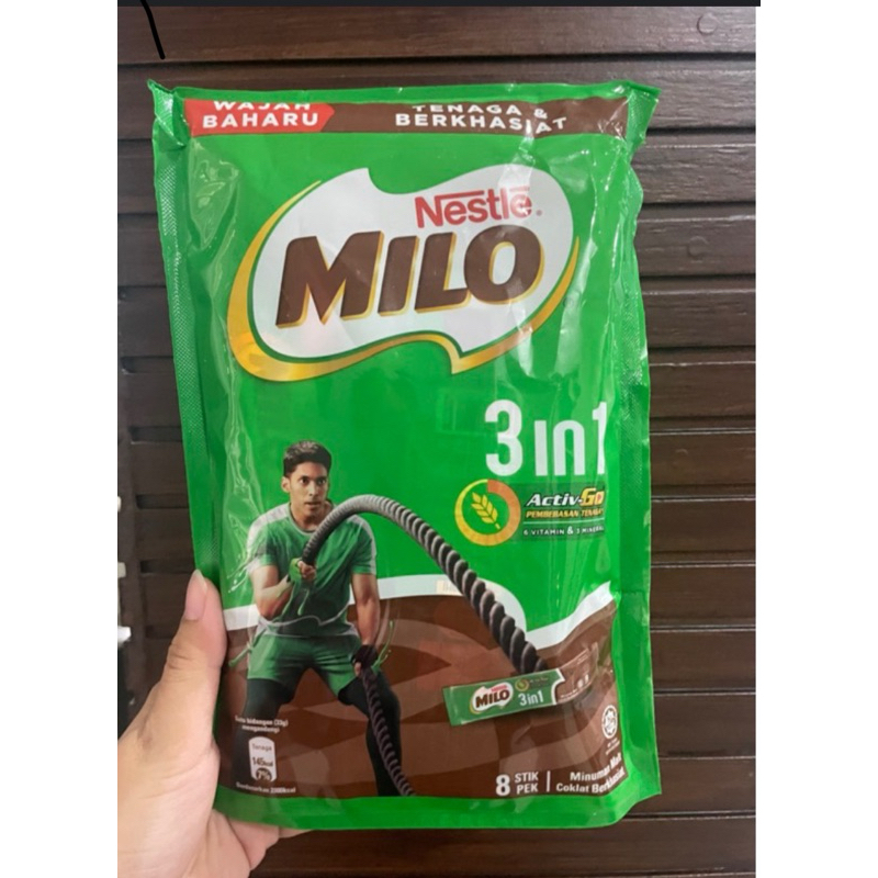 

M ilo 3in1 Malaysia isi 8 stik pack