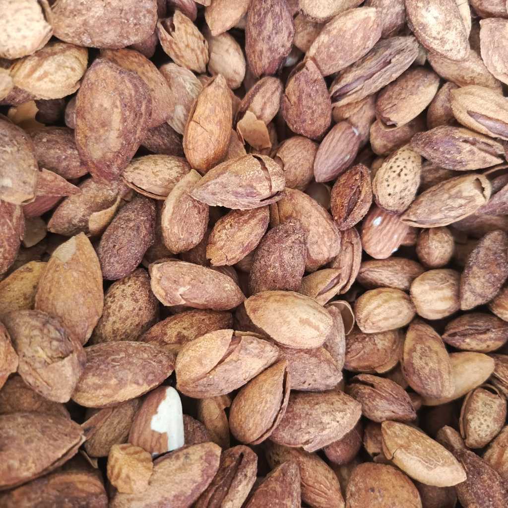 

kacang almond kulit susu 1kg almond matang cangkang susu kemasan 1kg 1000gr