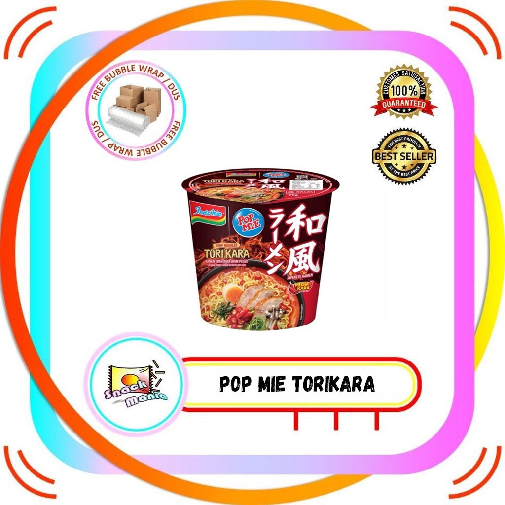 

Pop Mie Mi Torikara Japanese Spicy Ramen Cup ~ 70 gr