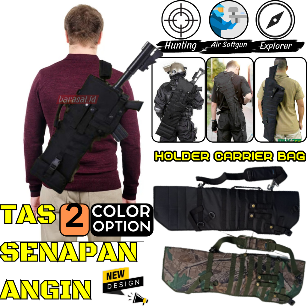 Tas PCP Uklik Garuda Hunters Sarung Kantong Sanapan Angin Airsotgan Untuk Semua Jenis dan Merk