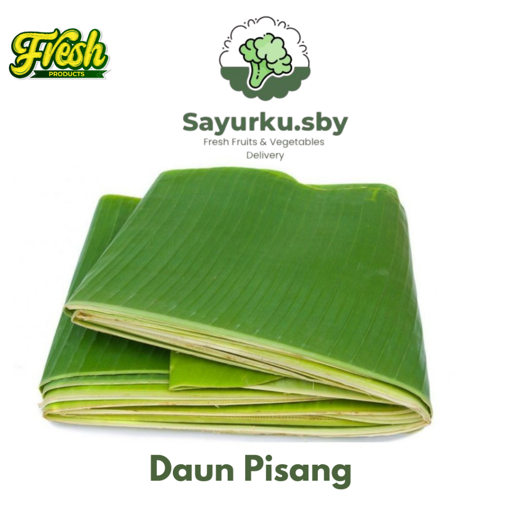 

Sayurku.sby {bisa kirim instan} Daun Pisang1 ikat fresh