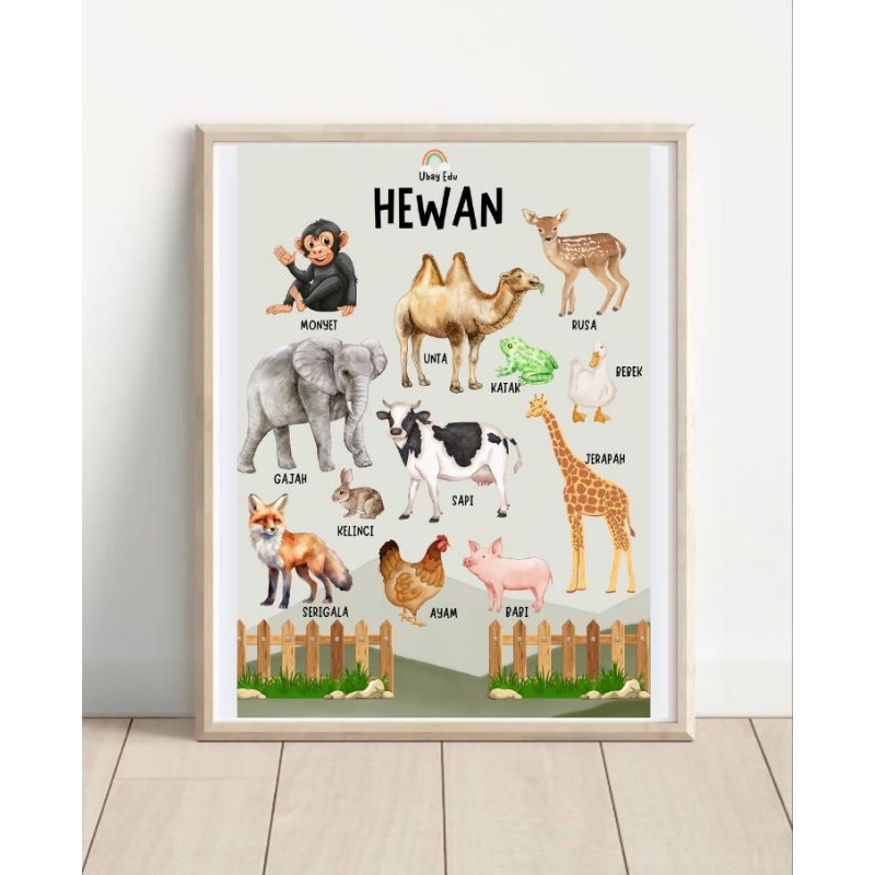 

Poster Hewan Edukasi Anak