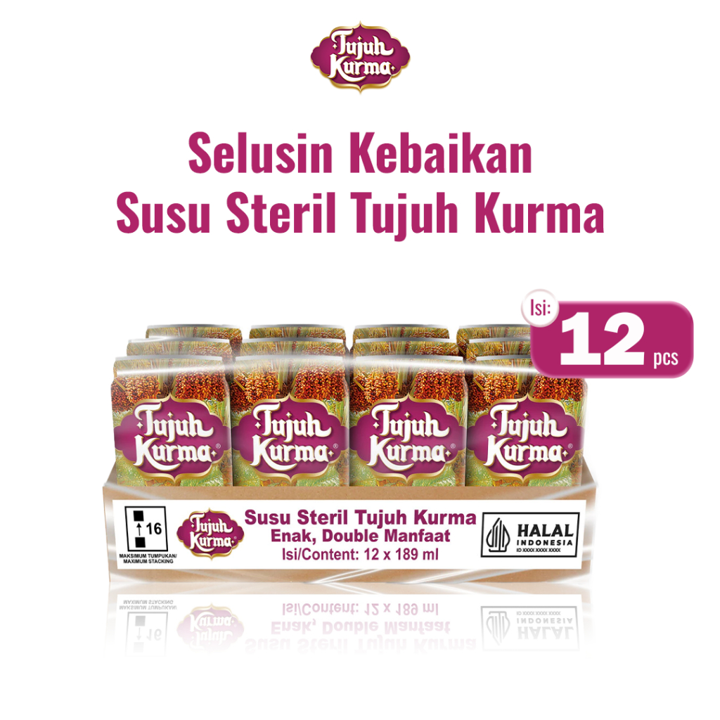 

Susu Steril Tujuh Kurma Shrink Wrap (12 Pcs)