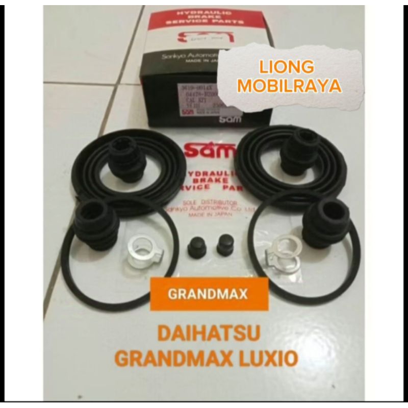 CALIPER KIT KARET SEAL REM CAKRAM DEPAN DAIHATSU GRANDMAX LUXIO