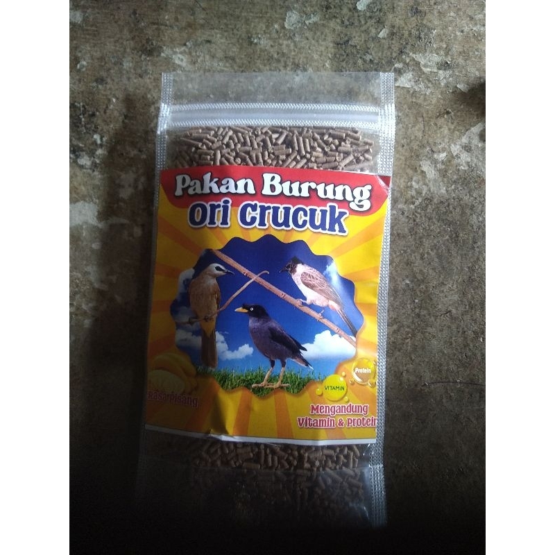 Pur ori crucuk voer burung rasa pisang