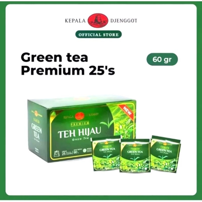 

TEH HIJAU KEPALA DJENGGOT PREMIUM GREEN TEA 60GR