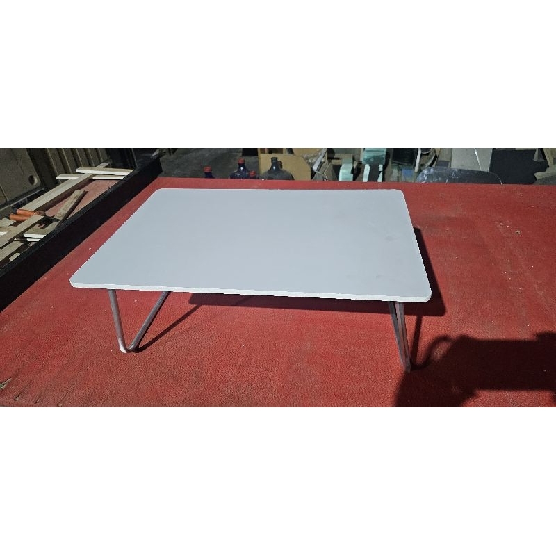 MEJA LAPTOP BESAR 60x40/MEJA LIPAT LESEHAN PORTABLE SERBAGUNA / MEJA KERJA / MEJA BELAJAR (GRATIS PA