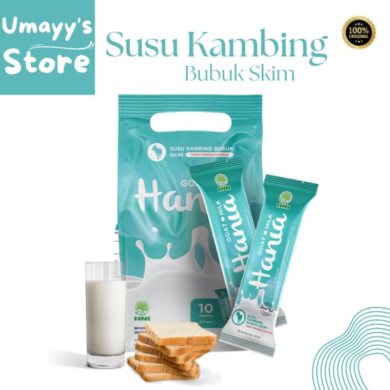 

Susu Kambing Bubuk Skim Hania Original HNI