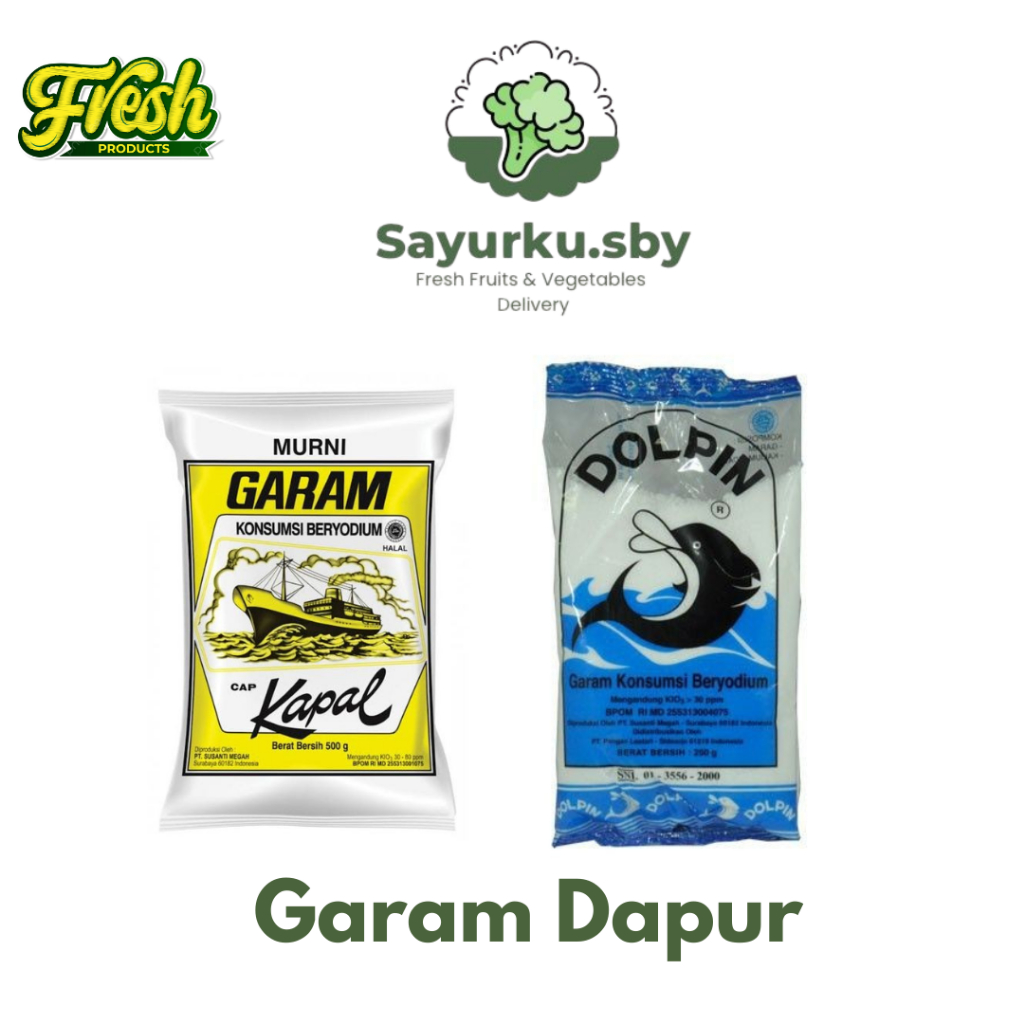 

sayurku.sby {bisa kirim instan} Dolphin Garam Berodium Kapal 250gr