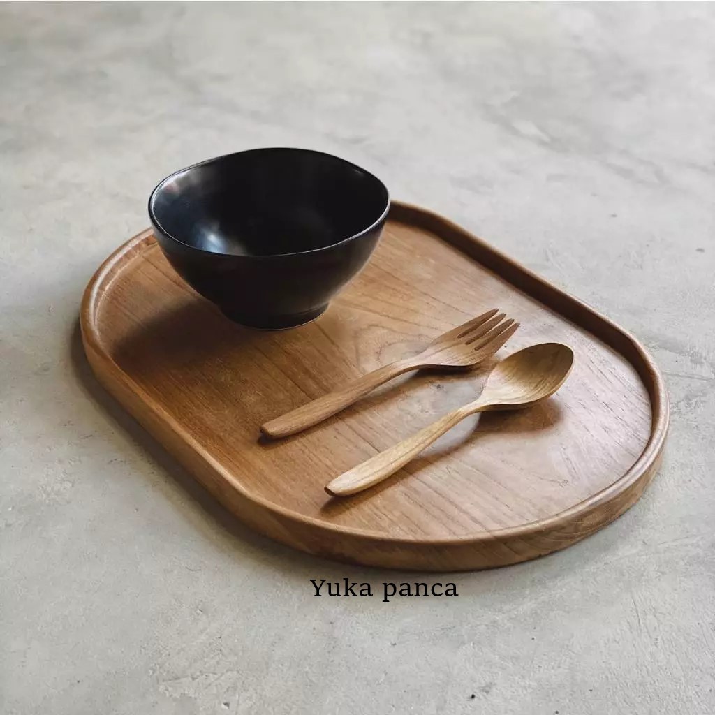 Nampan / Tray Kayu Oval