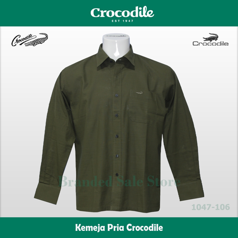 Kemeja Pria Lengan Panjang / Baju Lengan Panjang Crocodile  1047-106-21