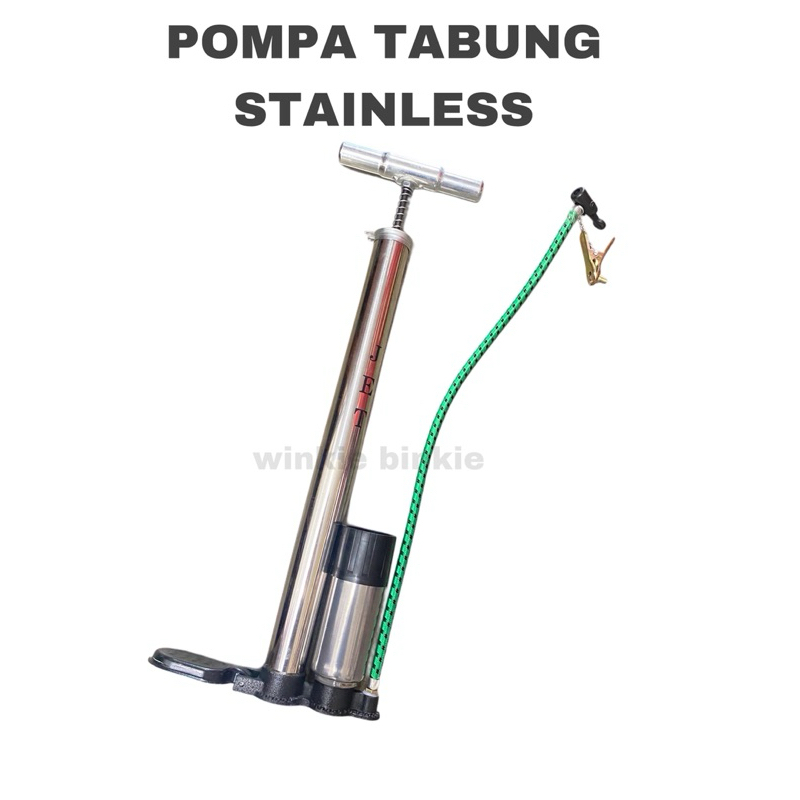 POMPA BAN / POMPA ANGIN TABUNG METERAN / POMPA BAN MOTOR / POMPA BAN SEPEDA
