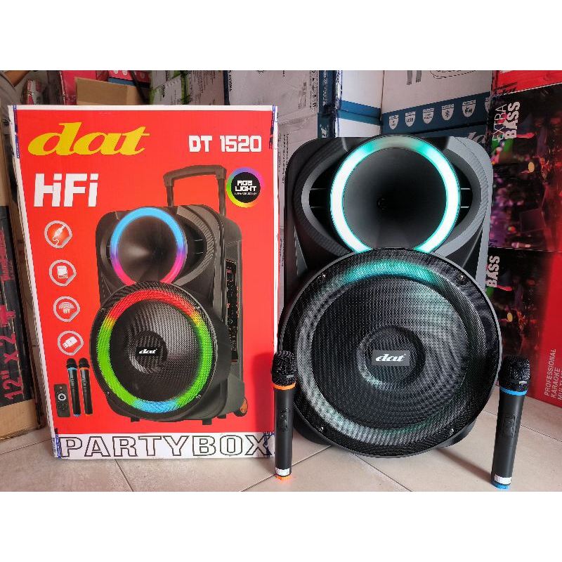 speaker dat party box DT-1520 speaker 15 inc bluetooth