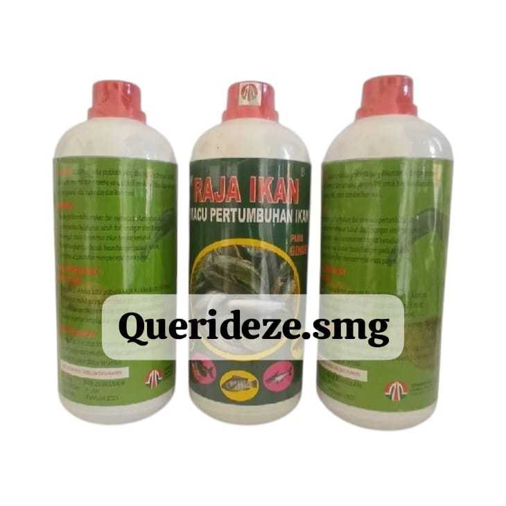 New Raja ikan 1 Liter  pemacu pertumbuhan ikan plus ginseng