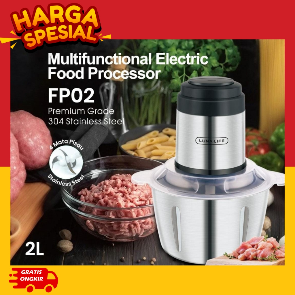 LUNA LIFE FP 02 DAN 02B FOOD CHOPPER PENGGILING DAGING