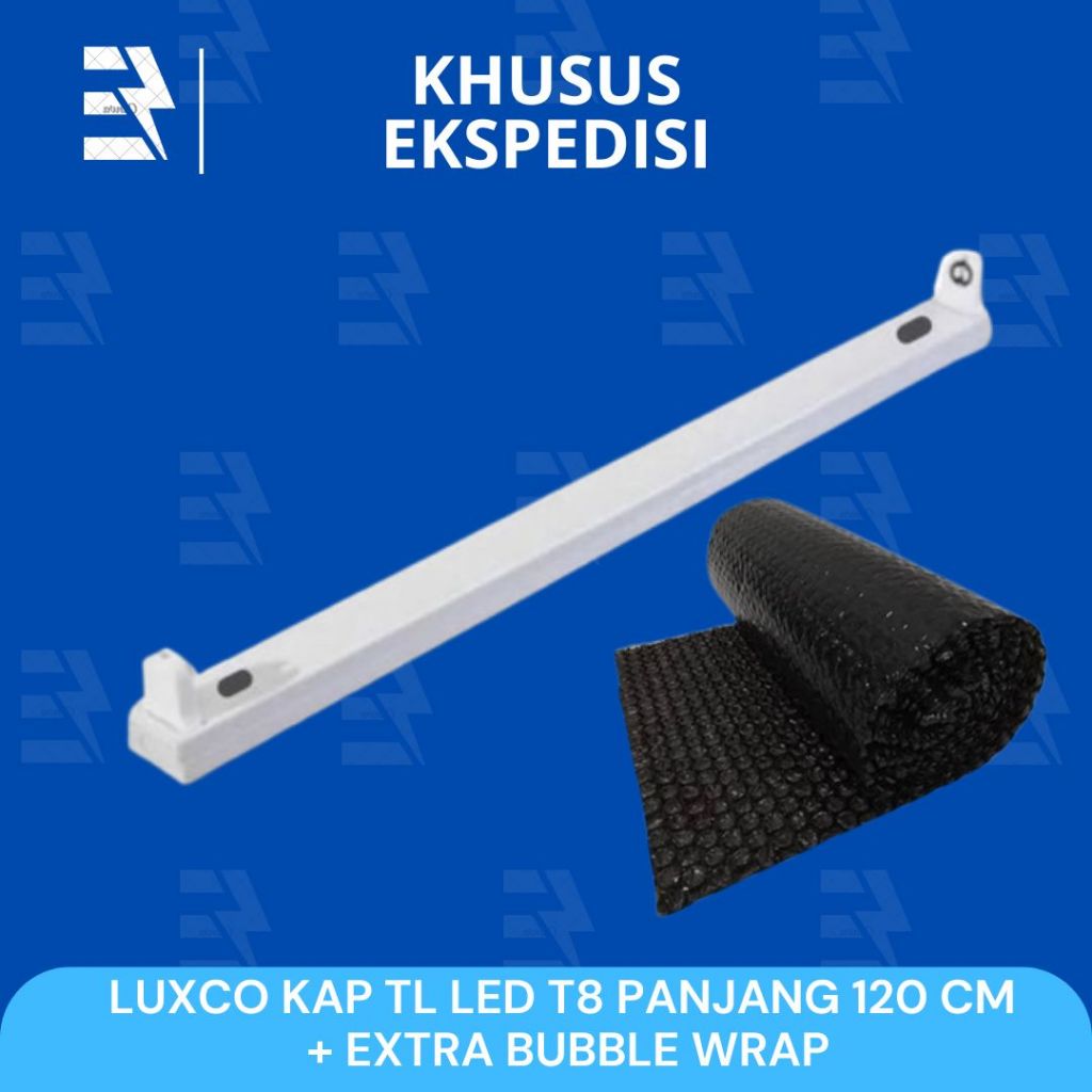 (KHUSUS EKSPEDISI) LUXCO KAP FITTING LAMPU TL LED PANJANG 120CM