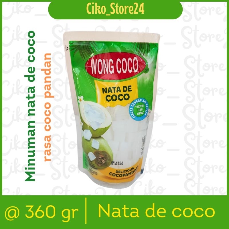 

Nata De Coco Wong Coco 360gr / cocopandan