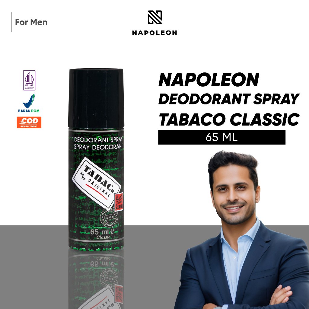 TABACO Deodorant Spray Hijau 65 ML