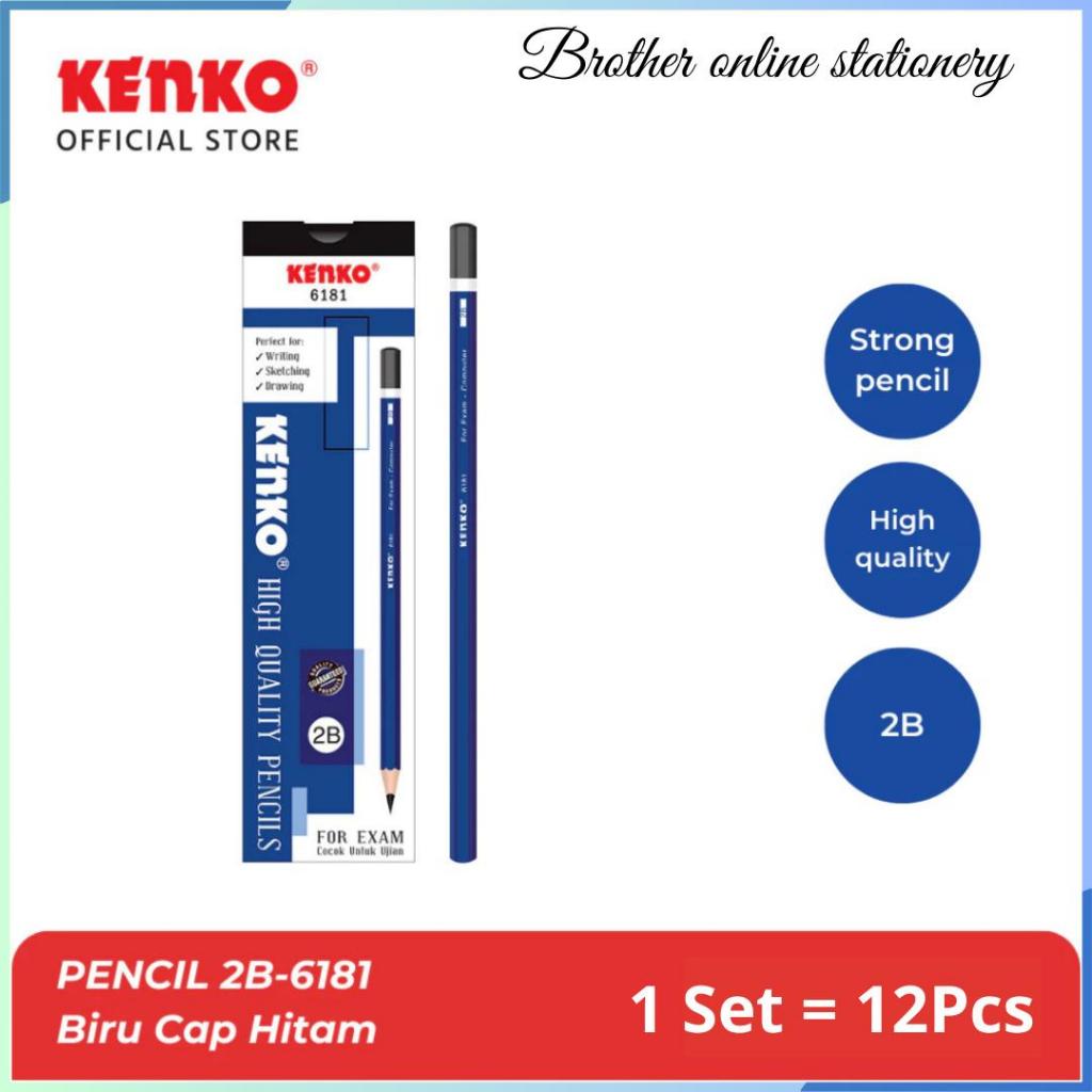 

BOS Pensil Kayu 2B/Pencil Wood/Exam/Ulangan/Ujian Sekolah/Melukis