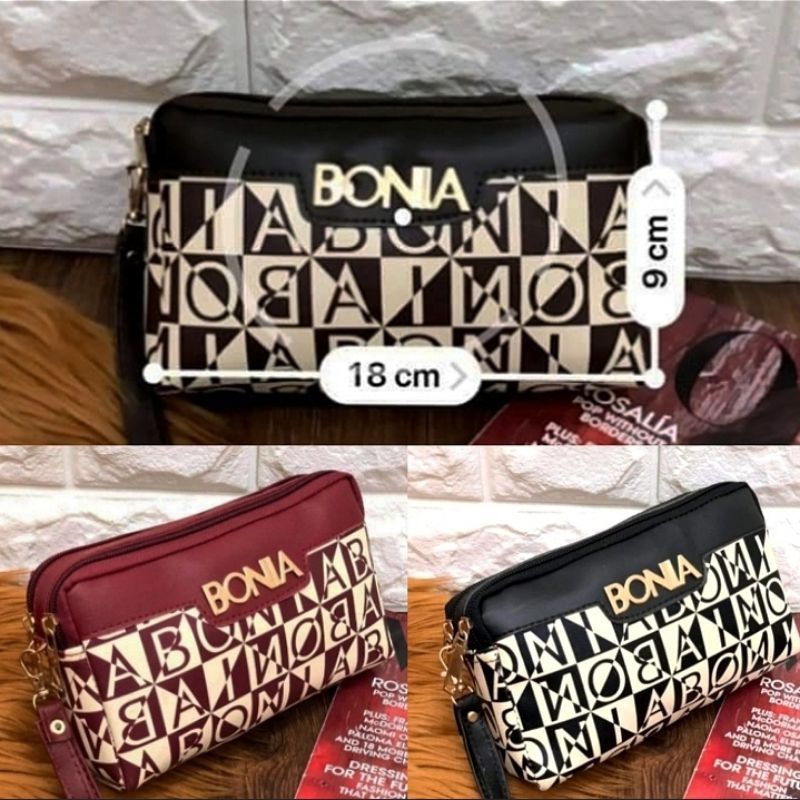 Dompet pouch Bonia Hp 2 Rest Berkualitas free tali tangan