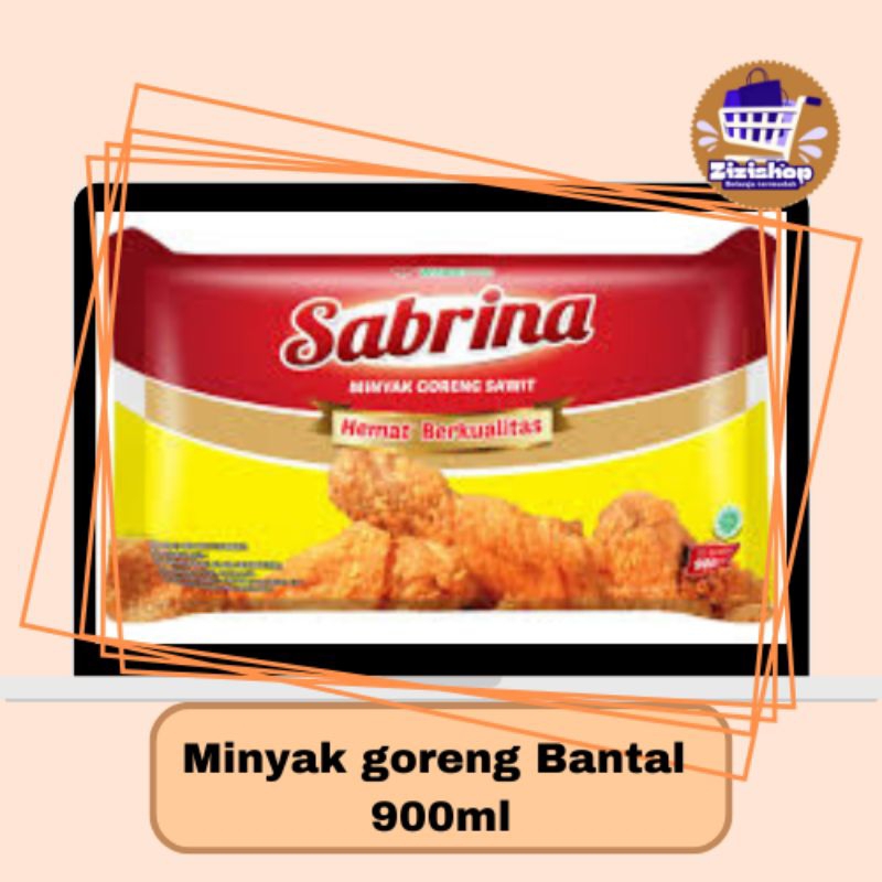 

MINYAK GORENG SABRINA BANTAL 900ML 1 KARDUS ISI 12, STOCK TERBATAS....