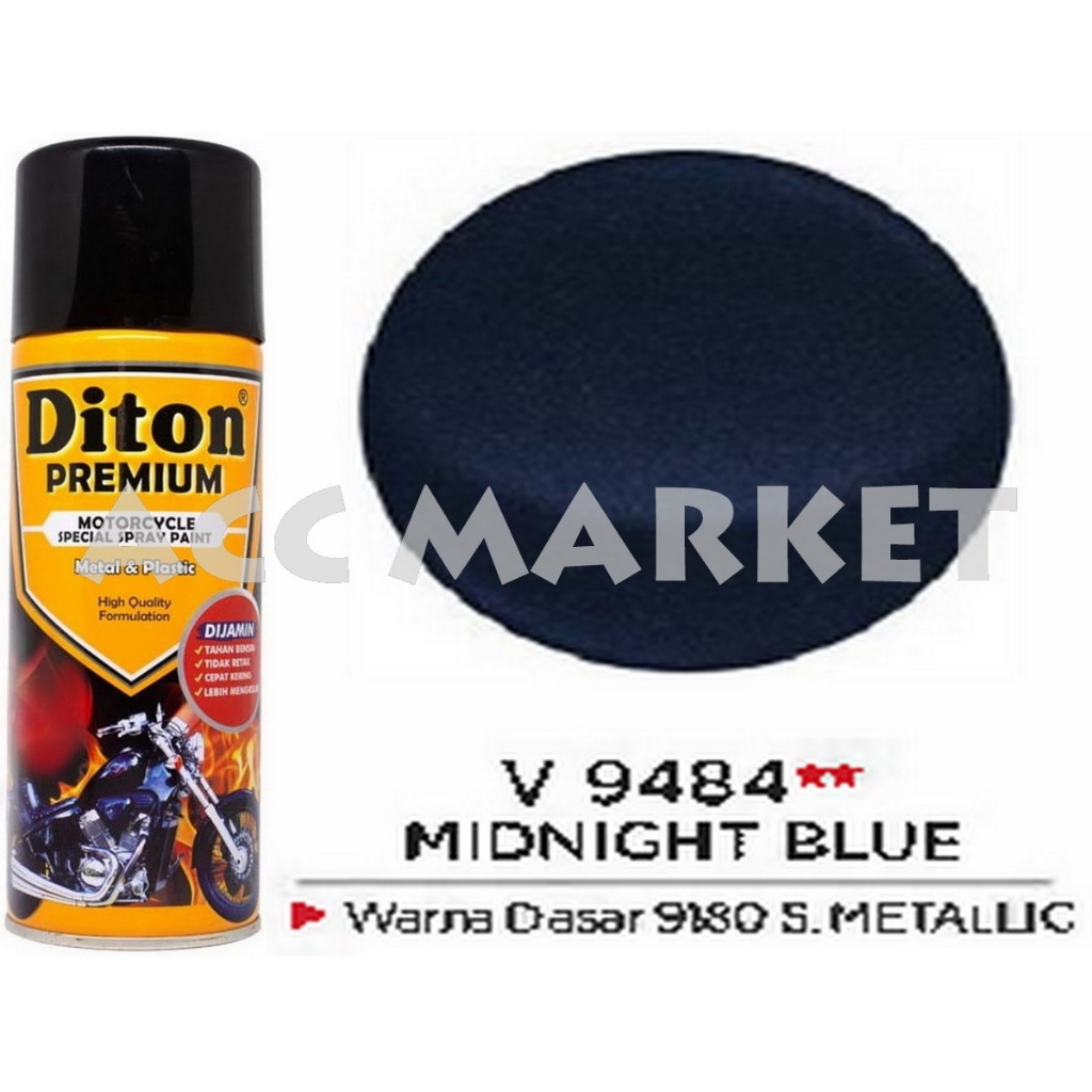 Pilox Diton Premium Pilok Pylox Biru Midnight Blue 9484