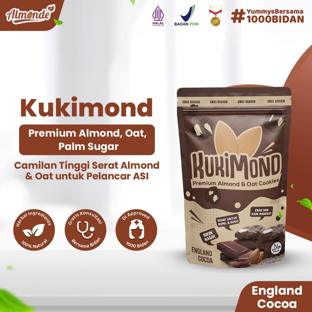 

KUKIMOND - Camilan Sehat Almond & Oats | Rendah Kalori Cocok Bumil Busui Stimulasi ASI Lancar -130grSAKURA TEA PONYO POWDER DRINK JAR | Minuman Kekinian Yang Mudah Diseduh