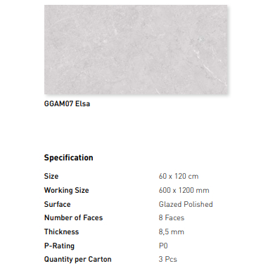 NIRO GRANITE AMORA PGVT GGAM07 ELSA 60X120