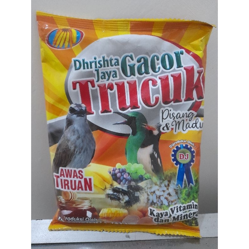 VOER TRUCUK GACOR DENGAN VARIAN PISANG DAN MADU, SANGAT COCOK UNTUK BURUNG TRUCUK