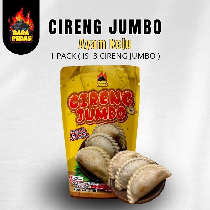

CIRENG JUMBO AYAM KEJU BERAT 250 GRAM BARA PEDAS