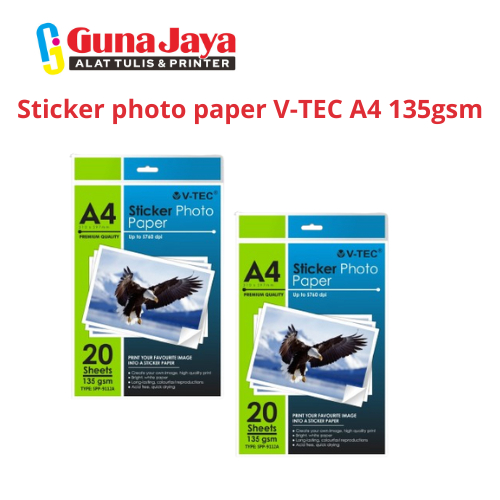 

Sticker photo paper V-TEC A4 135gsm