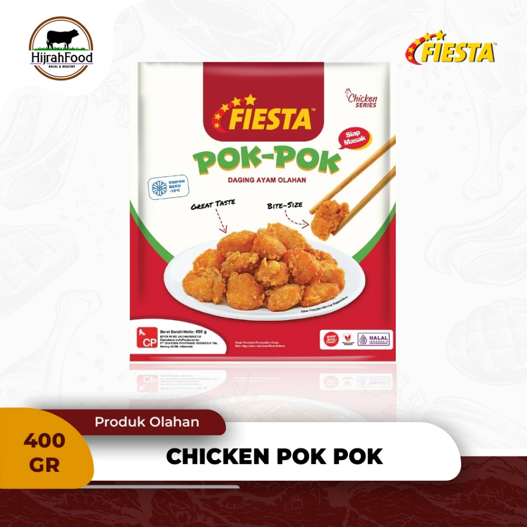 

Fiesta Chicken Pok-pok Daging Ayam Olahan Siap Masak 400 gram