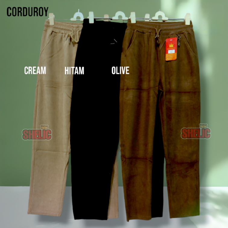 Celana Panjang Corduroy || Celana Panjang Wanita || 3XL, 4XL, 5XL