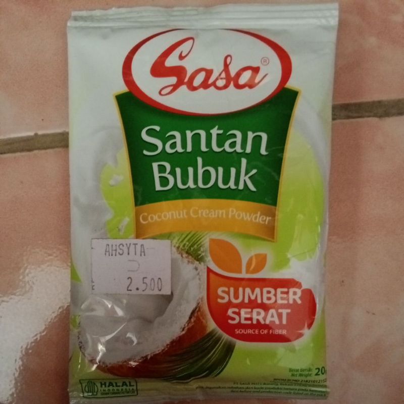 

SASA SANTAN BUBUK 20g