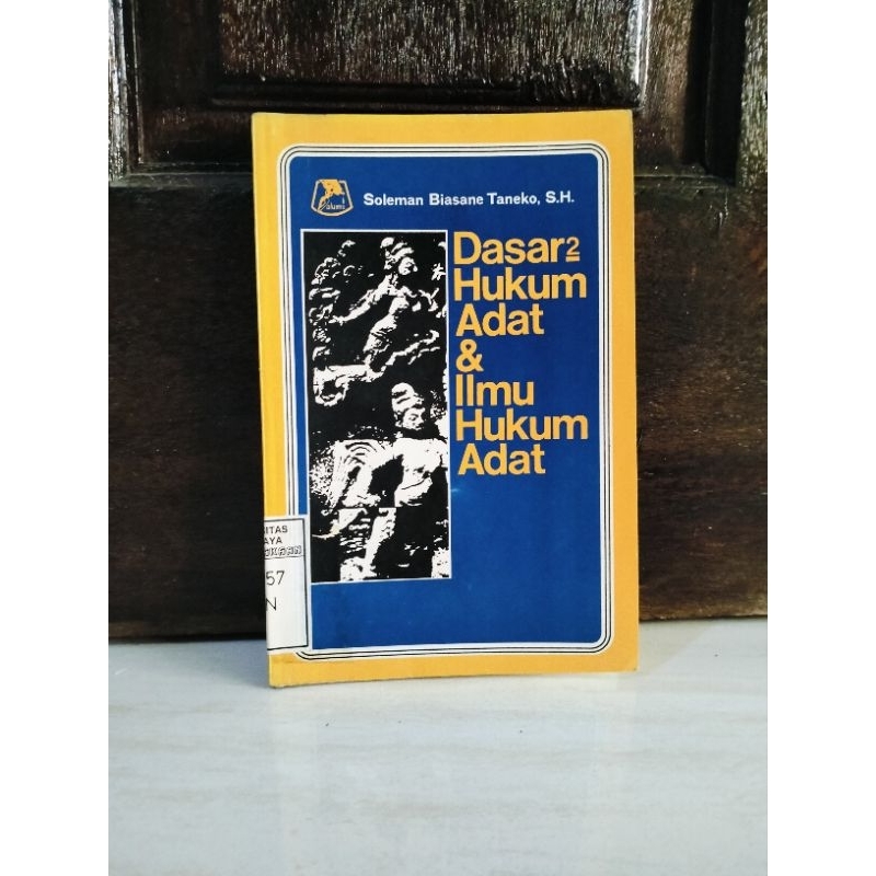 BUKU DASAR-DASAR HUKUM ADAT & ILMU HUKUM ADAT