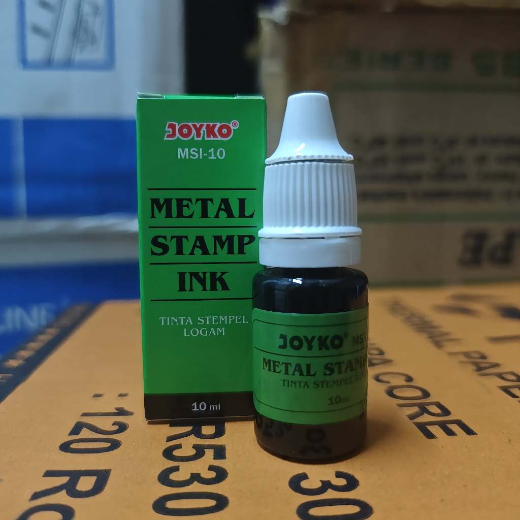 

(Lsn) Metal Stamp ink / Tinta Numerator Joyko msi - 10 (1 Pak / 12 Pcs)