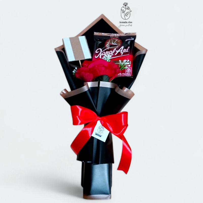 Buket Untuk roko simple/Kosongan Buket 1 paket/Free kartu ucapan/Langsung Kirim