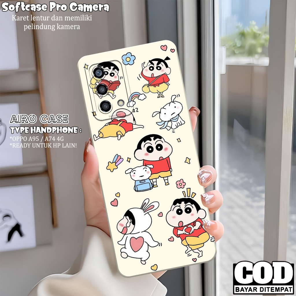 Softcase OPPO A95/ A74 4G Terbaru Case OPPO A95/ A74 4G Fashion Case KARTUN Casing OPPO A95/ A74 4G 