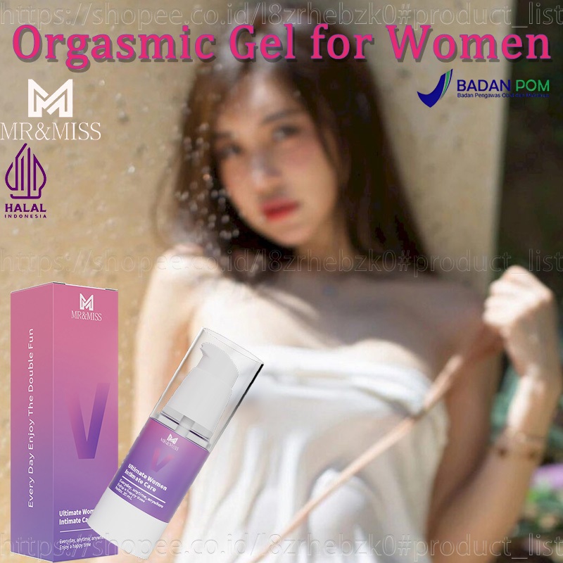 [BPOM] Obat perangsan seksual wanita Orgasmic gel for woman Pelicin hubungan intim Gel pelumas vagin