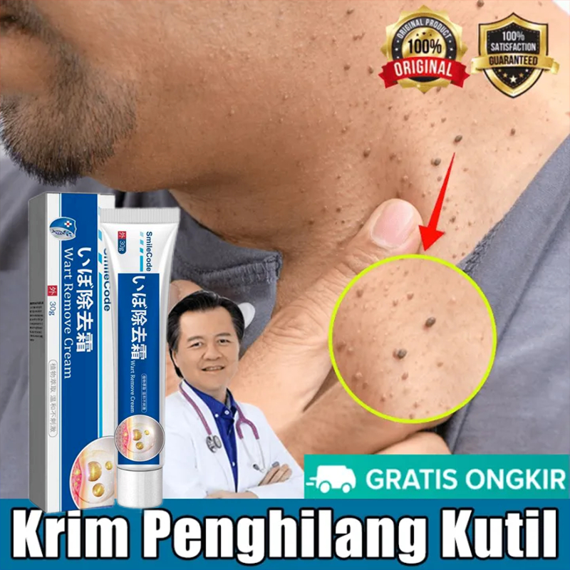 （BPOM）penghilang kutil ampuh salep kutil remover salep penghilang kutil di wajah wart removal cream 