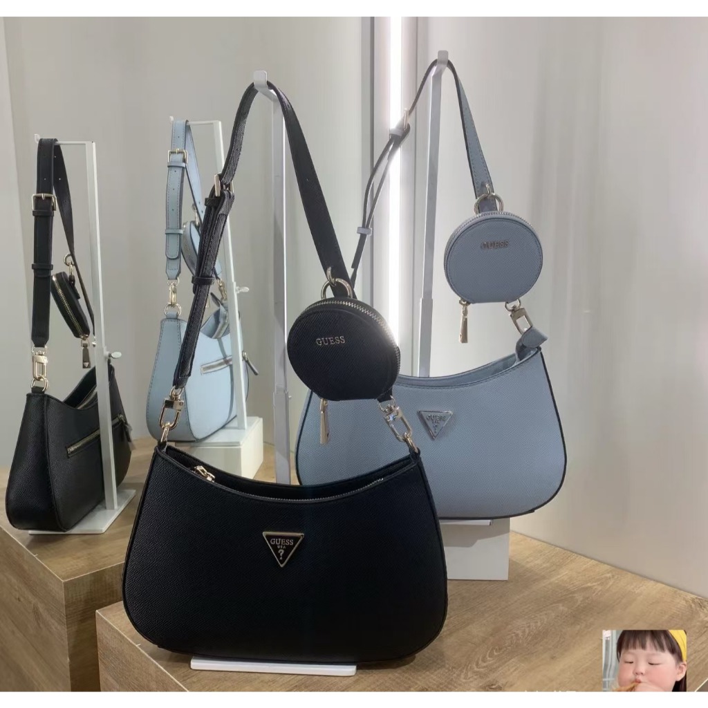 [TANG & YENNY] SLINGBAG GUESS FREE POUCH BULAT / HOBO BAGS GUESS