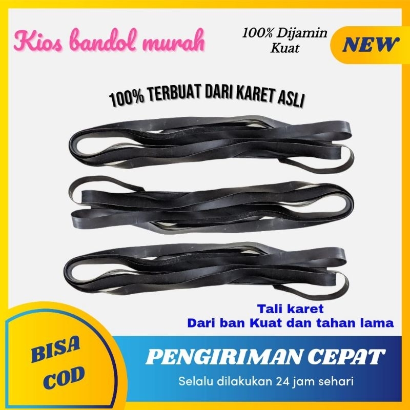Tali karet dari ban mobil asli