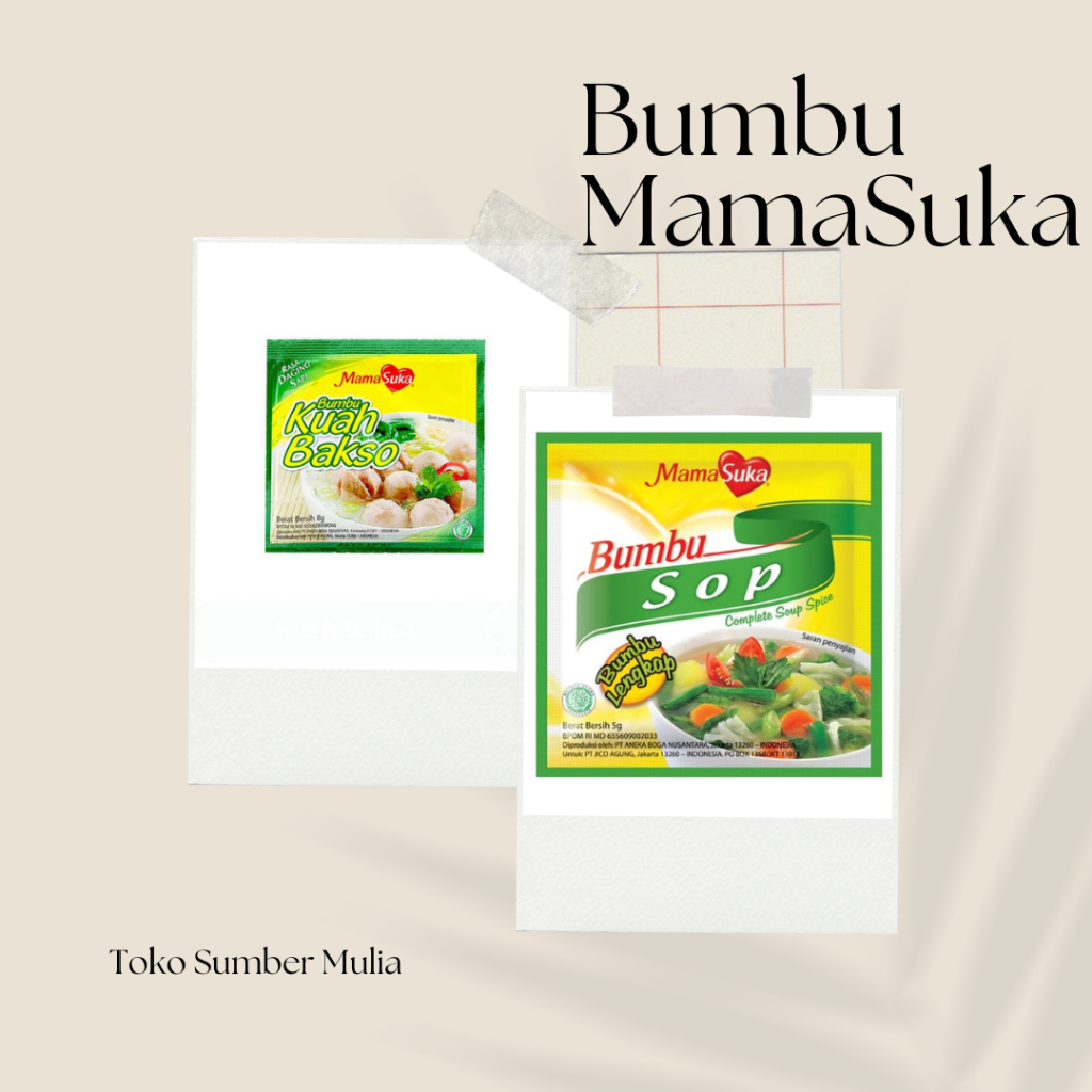 

Bumbu MamaSuka Kuah Bakso & Sop