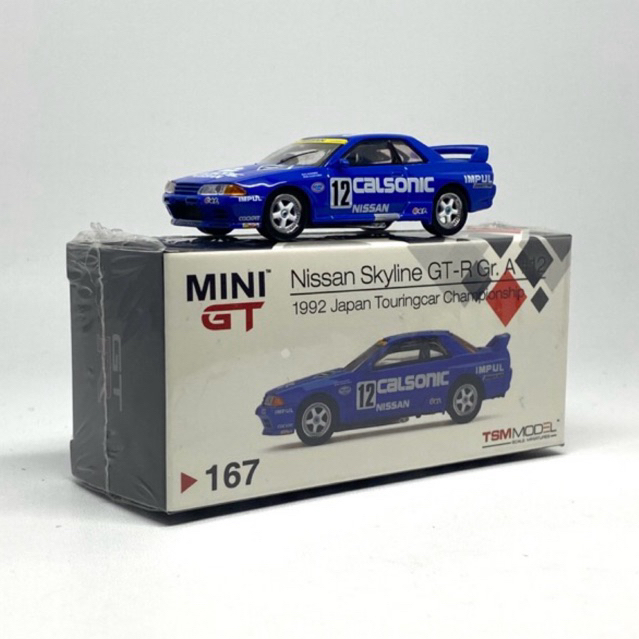 Mini GT Nissan Skyline GT-R Calsonic Gr. A 1992 No 12.