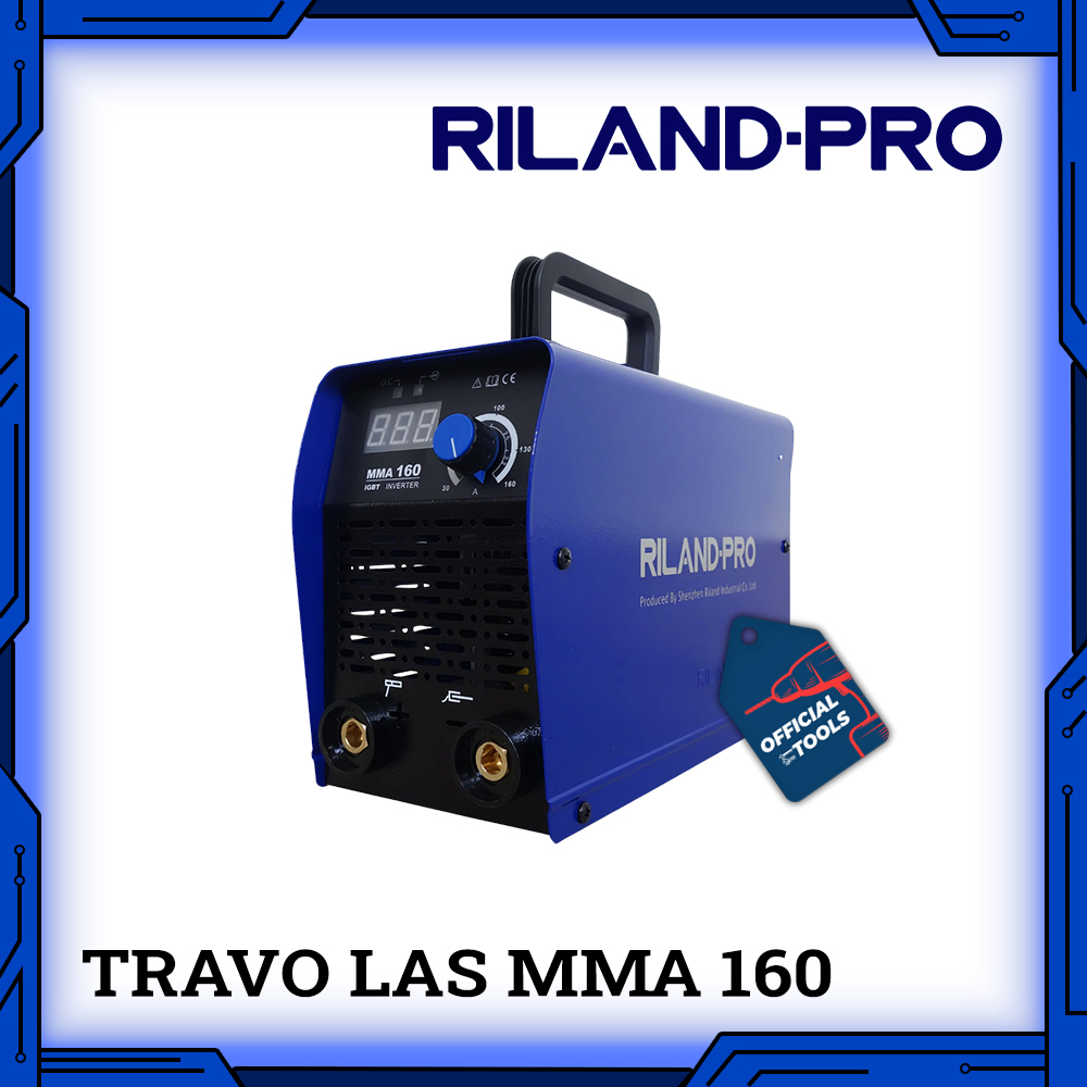 Mesin Travo Las 160-A Inverter Listrik 160 A RILAND PRO Welding Machine Electric MMA 160A