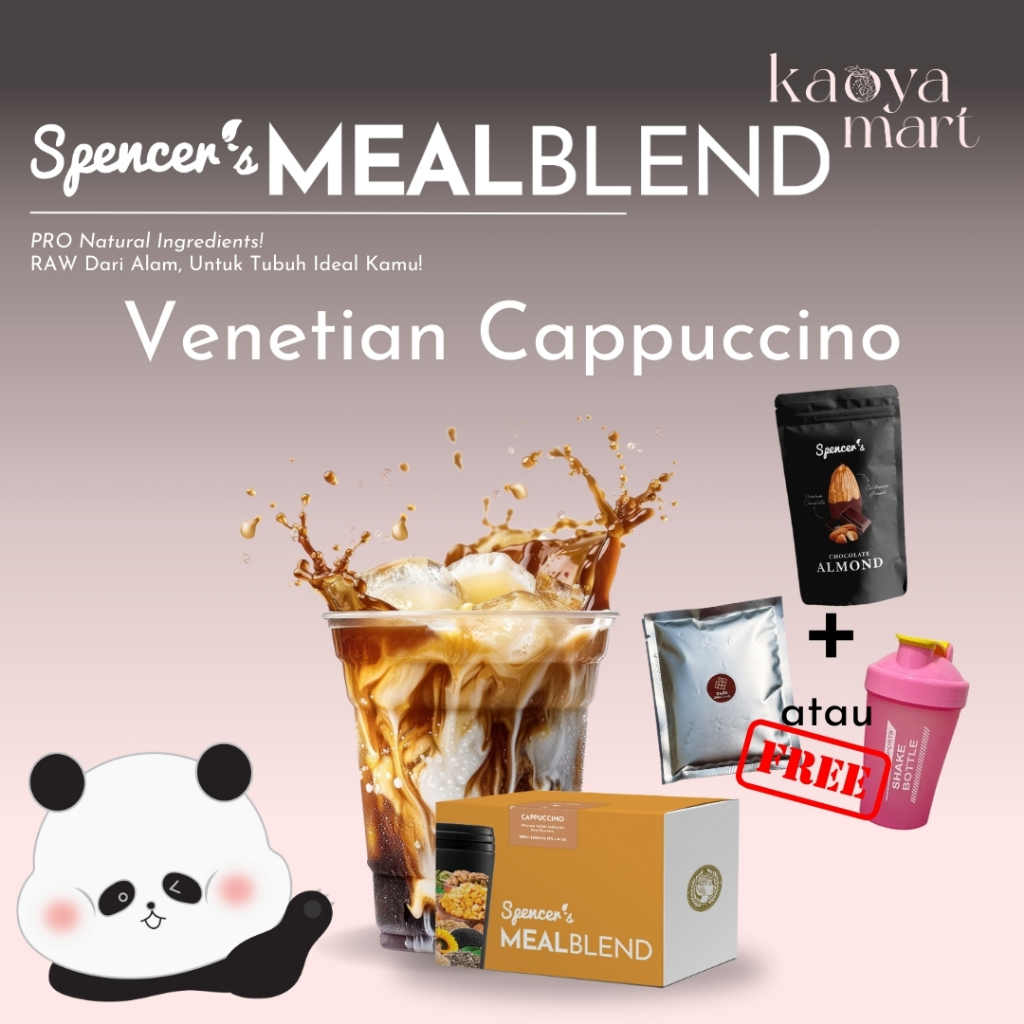 

Spencer's Mealblend Multigrain Venetian Cappuccino - Meal Replacement Solusi Langsing Alami