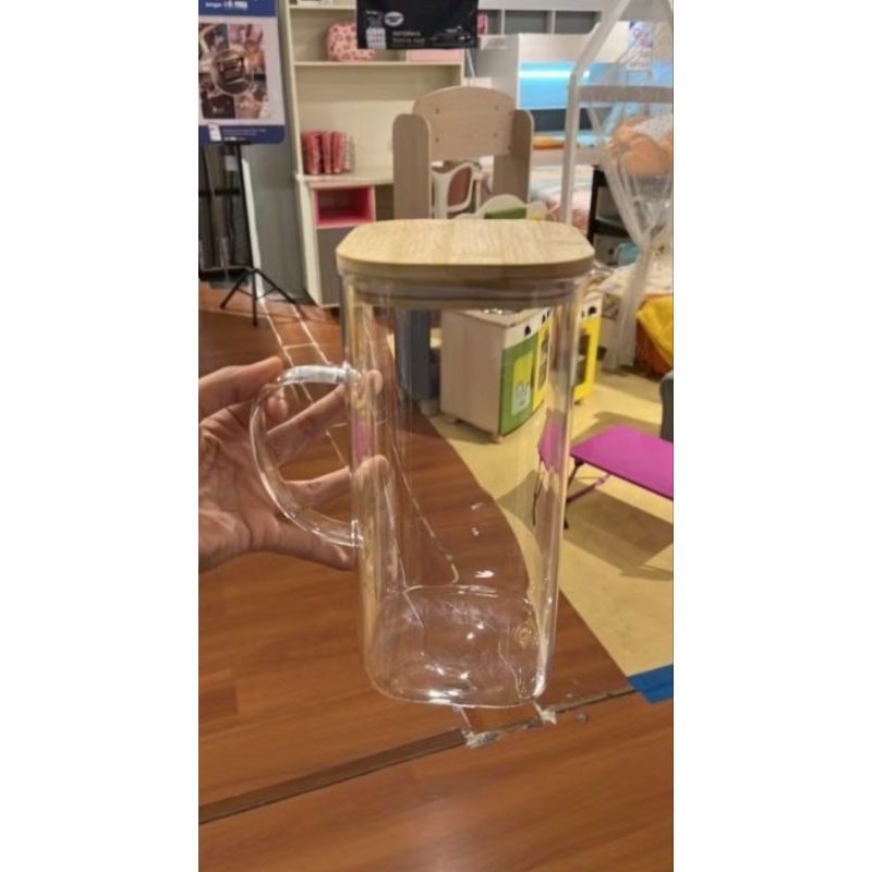 

Botol Minum Kaca Transparan / pircher horton informa / pitcher kaca dengan tutup