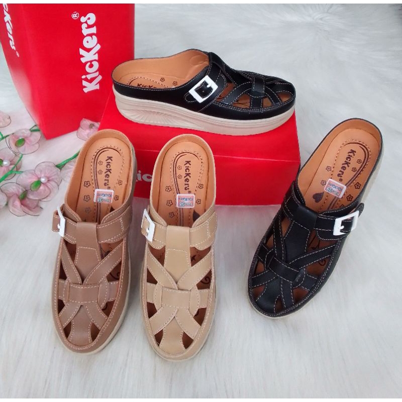 SANDAL WANITA/SANDAL WEDGHES KICKERS/KERAWANG/TERBARU/TERLARIS/TERMURAH