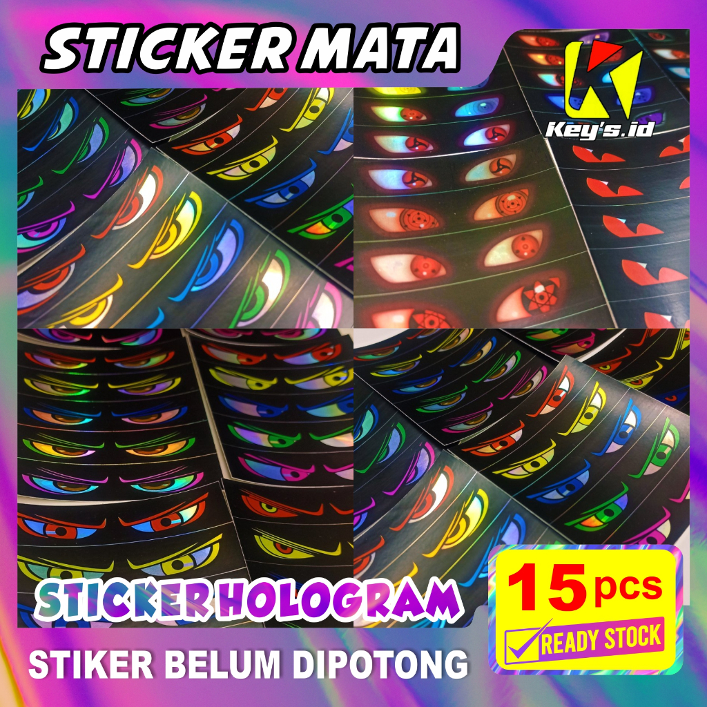 

STIKER HOLOGRAM STROBO MATA ANTI AIR UKURAN 9X2cm, STICKER STROBO MATA MINIATUR BUS