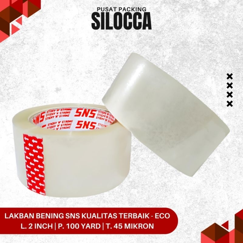 

LAKBAN BENING/COKELAT 100 YARD X 48 MM SNS KUALITAS TERBAIK/SOLASI/SELOTIP/SOLATIP/ISOLASI/TAPE